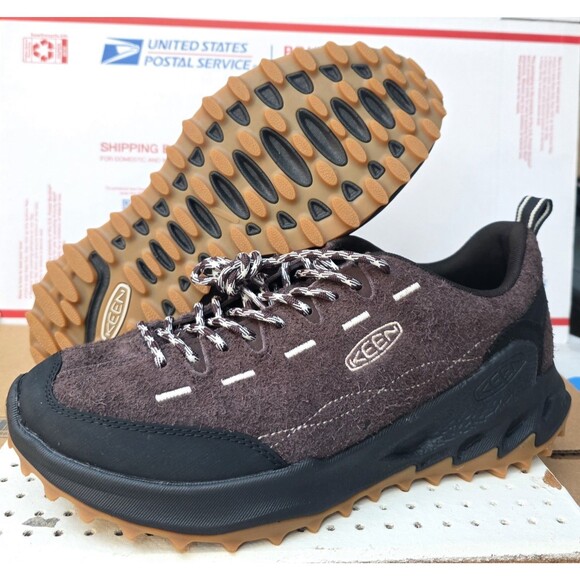 New Keen Jasper Zionic Low Hiking Trail Shoes Java Birch Suede 1031487 Men\'s 12 main image 6
